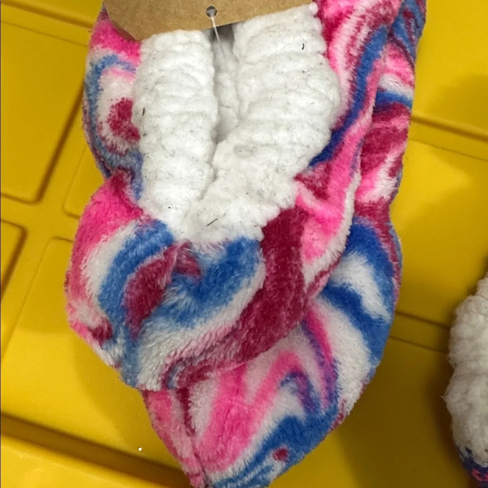 Bundle‎ of Girl Cozy Cabin Youth Socks Gripper Winter Non Slip Thick Warm Gift